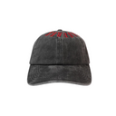 Pleasures Onyx Crown Washed Cap Black Red
