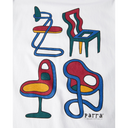 Parra Unreasonable Chairs Tee White