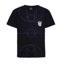 AB X Mauna Kea Basketball Court Graphic Tee Black