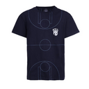 AB X Mauna Kea Basketball Court Graphic Tee Navy