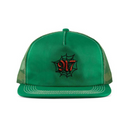 Call Me 917 Web Green Trucker Hat