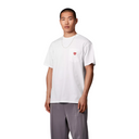 Carhartt WIP S/S Pocket Heart Tee White Red