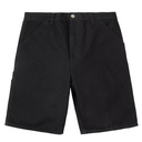 Carhartt WIP Single Knee Short Black Rinsed