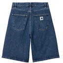 Carhartt WIP Women's Brandon Short Blue Stone Washed