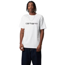 Carhartt WIP S/S Script Tee Weiß Schwarz