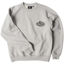 Parra Legs Logo Crewneck Sweatshirt Heather Grey