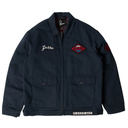 Parra Pumping Gas Jacket Navy Blue