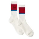 Parra Signature Striped Crew Socks Red
