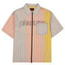 Pleasures Garner Zip Shirt Peach