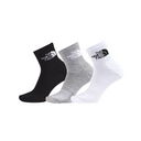 The North Face Multisport Socks Cush Quarter Socks (3 Pack) Black Assorted