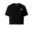 The North Face Women's Cropped Simple Dome Tee Black