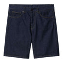 Carhartt WIP – Newel – Kurze Hose in Blau, One Wash