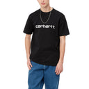 Carhartt WIP S/S Script Tee Black White