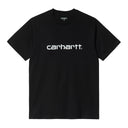 Carhartt WIP S/S Script Tee Schwarz Weiß