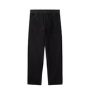 Carhartt WIP – Single Knee Pant – Schwarzes, gealtertes Canvas