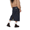Carhartt WIP Women's Single Knee Skirt Blue Rinsed