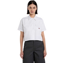 Dickies Women's Cropped S/S Work Shirt White