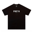 Poets OG Poets Flocked Tee Black White Flocking