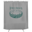 Shower Of The Nerds The Lord Of The Rings Shower Curtain Grey Green
