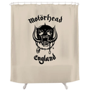 Shower Of The Nerds Motorhead Shower Curtain Beige Black