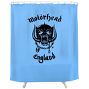 Shower Of The Nerds Motorhead Shower Curtain Ciel Black