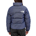 The North Face Women's 92 Reversible Nuptse Jacket Denim Blue Black