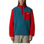 The North Face Yumiori 1/4 Zip Fleece High Risk Red Mallard Blue