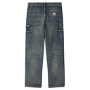 Carhartt Wip Double Knee Pant Blue Worn Used Wash