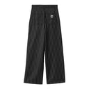 Carhartt WIP Women's Seaton Pant Seaton Stripe Black Wax