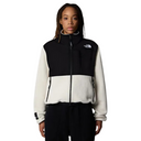 The North Face Women's Retro Denali Jacket White Dune TNF Black Tiger Stripe