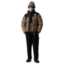 The North Face Men's 1996 Retro Nuptse Jacket - Mocha Brown TNF Black - Ministry Of Concrete