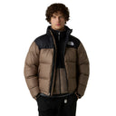 The North Face Men's 1996 Retro Nuptse Jacket - Mocha Brown TNF Black - Ministry Of Concrete