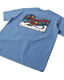 Parra Records Tee - Blue