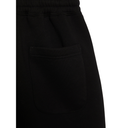 Black pants with a pocket on a white background