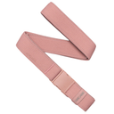 Pink belt with a visible brand logo on a white background