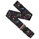 Black belt with colorful splatter pattern and 'Arcade' branding on a white background
