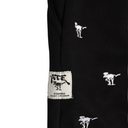 Aterror "Embroidery Dino" Shorts Black