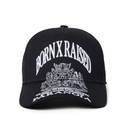 Born x Raised Paranoia Crest Hat - Black