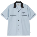 Carhartt WIP S/S Bowl Shirt - Blue Fog/Black