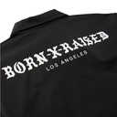Born X Raised Men's Standard LA Coach Jacket - Black