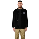 Born X Raised Men's Zine Corduroy Coach Jacket - Black