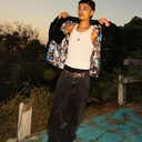 Born X Raised Men's Zine Corduroy Coach Jacket - Black