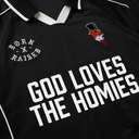 Born X Raised God Loves The Homies Jersey - Black
