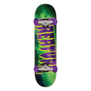 Creature Galaxy Logo Mid Complete Skateboard - Green/Purple - 7.8"