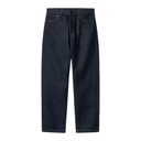 Dark blue jeans on a white background