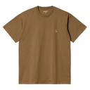 Carhartt WIP S/S Chase Tee - Hamilton Brown/Gold