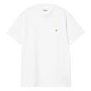 Carhartt WIP S/S Chase Tee - White/Gold