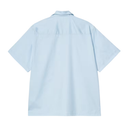 Carhartt WIP S/S Delray Shirt - Icaria/White