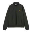 Carhartt WIP Half Zip American Script Sweat - Raven
