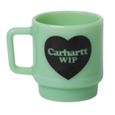 Carhartt WIP Heart Glass Mug - Jade